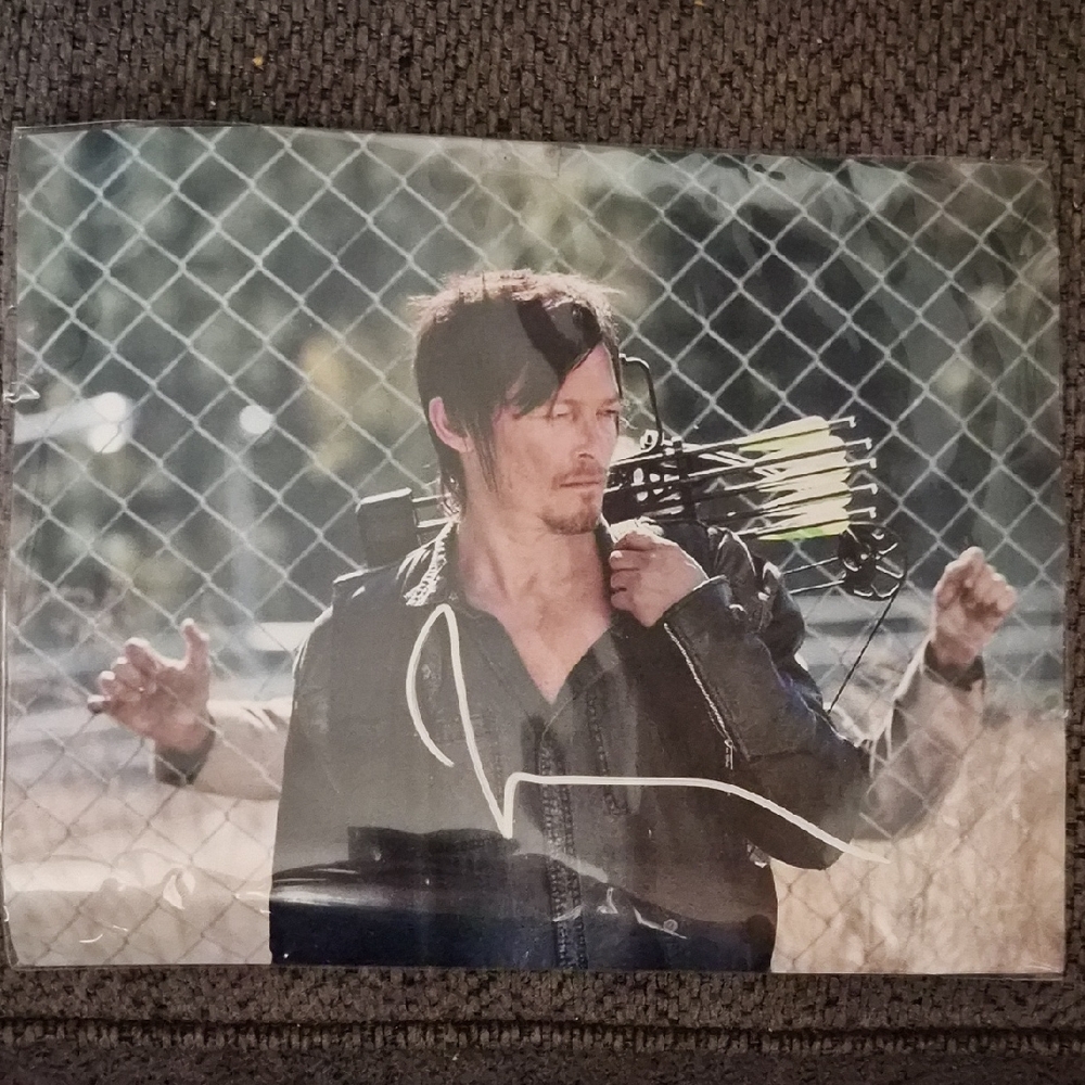 Autographed Photo From The Walking Dead